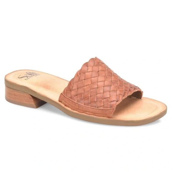 Sofft Ardee woven leather sandals in brown Size: 8 - Picture 1 of 7